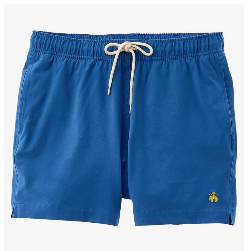 Brooks Brothers NWT Mens 5" Inseam Embroidered Montauk Swim Trunks Size XL